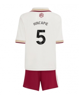 Billige Fotballdrakt Arsenal Piero Hincapie #5 Replika Tredjedraktsett Barn 2025-26 Kortermet (med bukser)